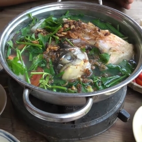 Cá chim nấu măng chua