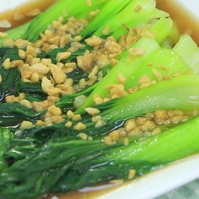 Cải thìa xào dầu hào