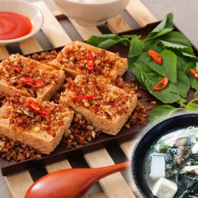 Đậu hủ chiên sả