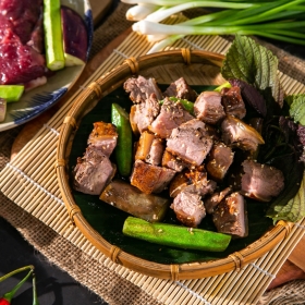 Dê nướng mọi