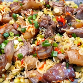 Dê xào sả ớt