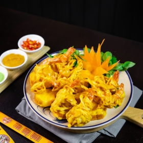 Tôm chiên giòn wasabi