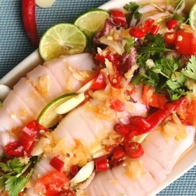 Mực lá tê tái