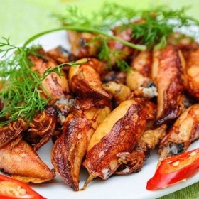 Mực trứng nướng muối ớt