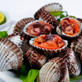Sò huyết nướng mọi