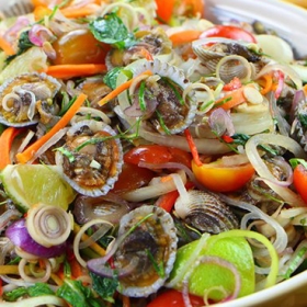 Sò huyết tái Thái