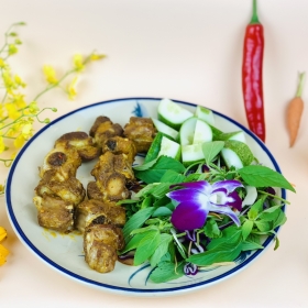Sườn Cọng Nướng Muối Ớt