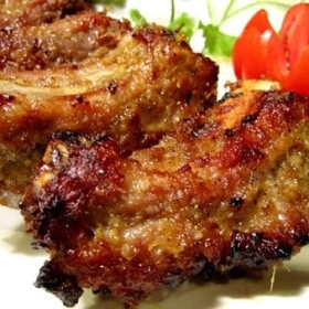 Sườn Cọng Nướng Giả Cầy